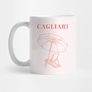 Cagliari Beach Vibes Italian Holiday Mug